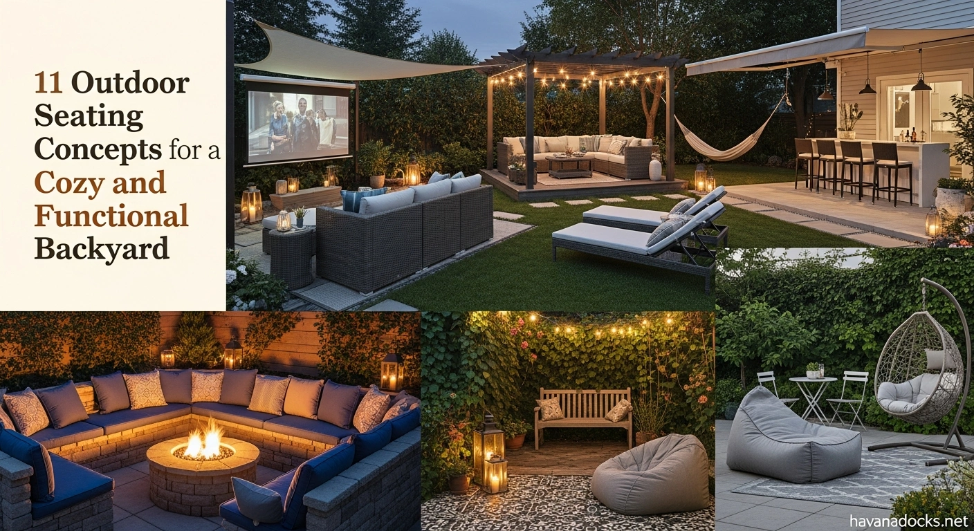 11 Outdoor Seating Concepts for a Cozy and Functional Backyard 9 11 Outdoor Seating Concepts for a Cozy and Functional Backyard